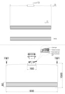 Підвісний світильник Jellyfish L930 Led 29W 4000K Gold 241036-200001176