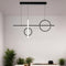 Підвісний світильник Black ideal geometry L1000 Led 55W 3000K 4000K 6000K Black 241010-200001104