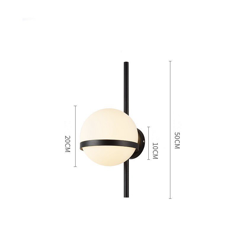 Настінний світильник Вollo bklack L400 1xE27 Black + White 250318-200001621