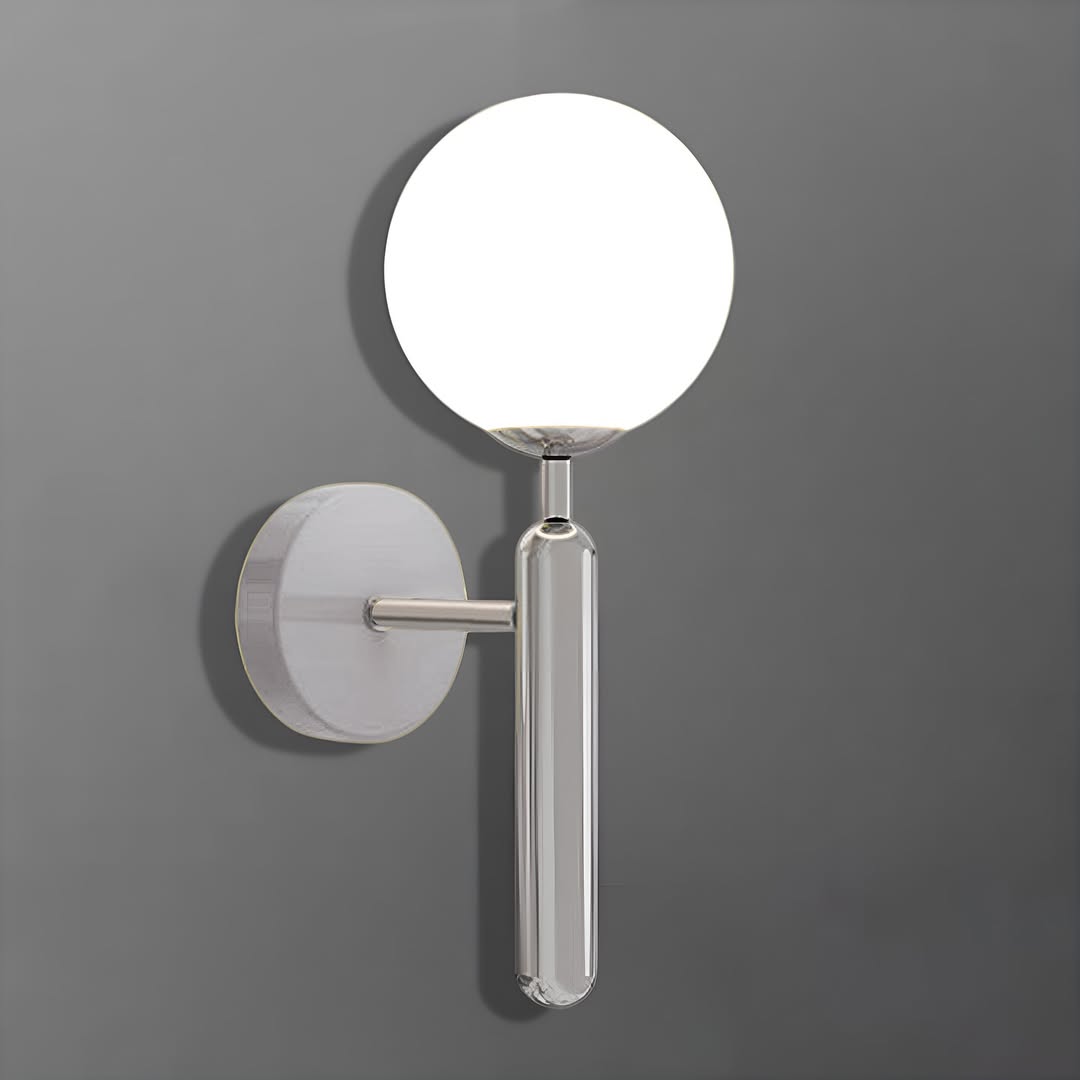 Настінний світильник Faro Bollo D-15см E27 Chrome + White 250676-200001667