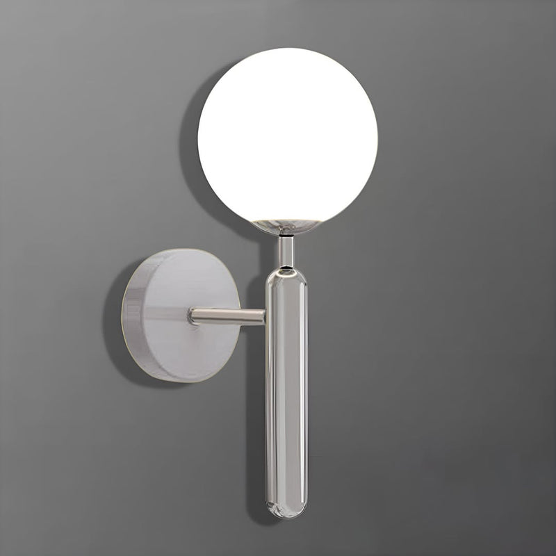 Настінний світильник Faro Bollo D-15см E27 Chrome + White 250676-200001667