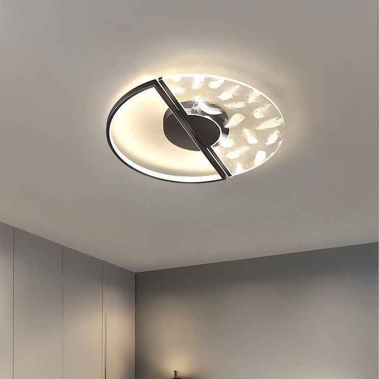 Стельовий світильник Pero ceiling D490 Led 48W 3000K 4000K 6000K Black 250335-200001562