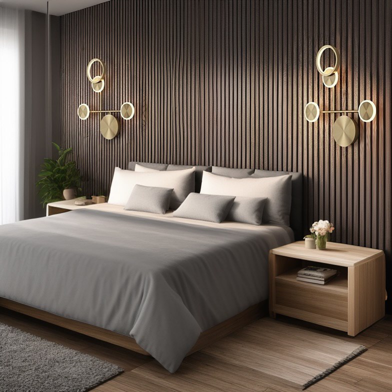 Настінний світильник Molecular small L470 Led 18W Gold 250219-200001462