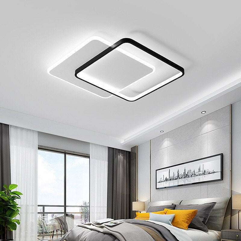 Стельовий світильник Double geometry H60 Led 40W 3000K 4000K 6000K Black + White 240576-200000912