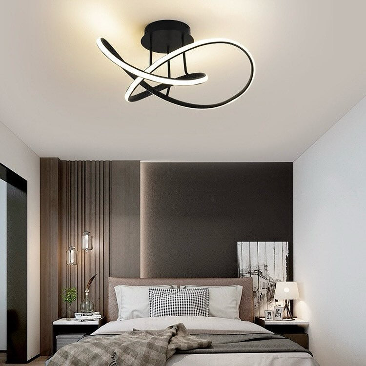 Стельовий світильник Wave ceiling D600 Led 58W Black 240589-200000887