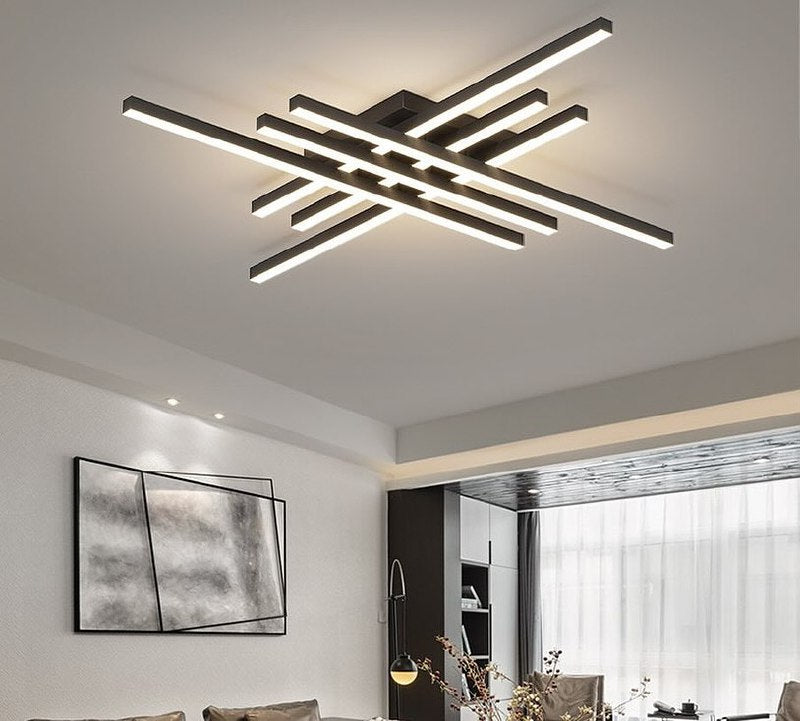 Стельові світильники Square and lines D1200 Led 90W 3000K 4000K 6000K Black 240210-200000749