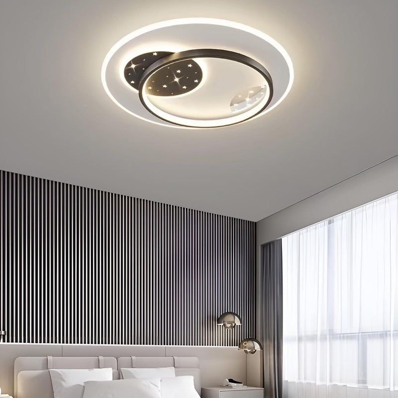 Стельові світильники Ceiling Stars D500 Led 72W 3000K 4500K 6000K Gray+White / Black+White 230818-200000280