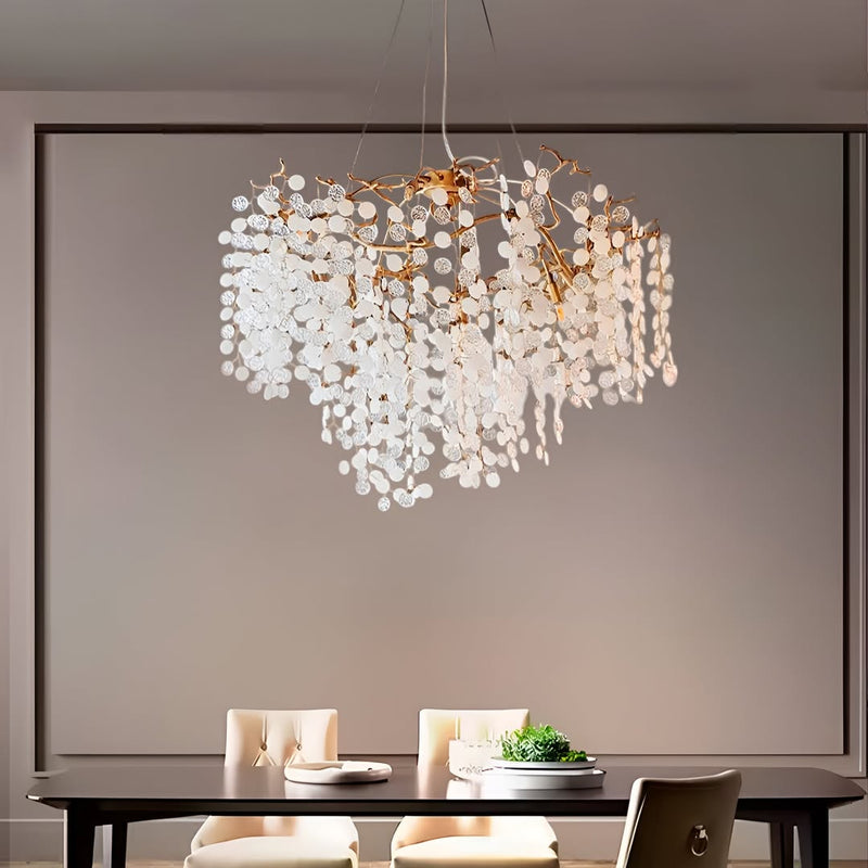 Підвісний світильник Nature D-80см 10xG9 Bronze + White 250610-200001684