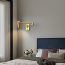 Настінний світильник з вимикачем на корпусі Arm turn gold L500 Led 5W Gold 241210-200001326