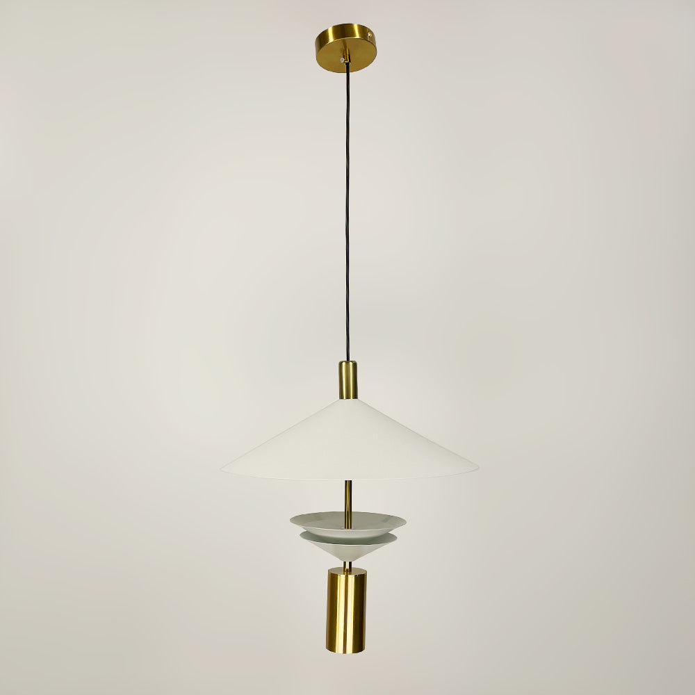 Підвісний світильник Mushroom D400 Led 5W 3000K 4000K 6000K White + Gold 250218-200001476