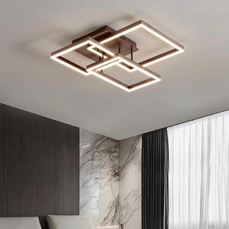 Стельові світильники Squares and rectangle L730 Led 120W 3000K 4000K 6000K Silver / Gold / Coffee 240719-200001017