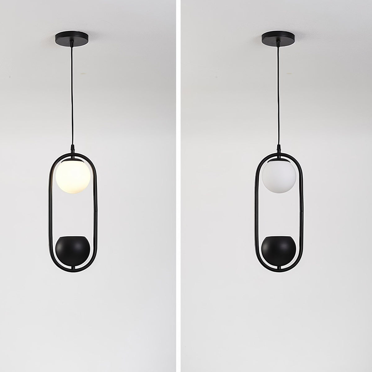 Підвісний світильник Flora D150 1xE27 Black + White + Green 241210-200001322