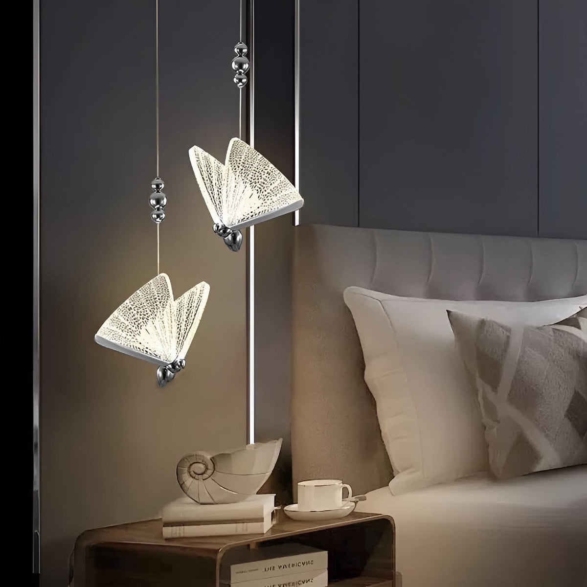 Підвісний світильник Chrome Butterfly H220 Led 6W 3000K 4500K 6000K 230942-200000358