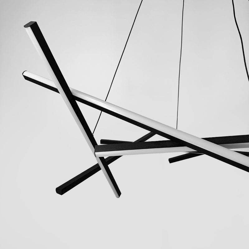 Підвісний світильник Geometry L1050 Led 145W 3000K 4000K 6000K Black 250318-200001605