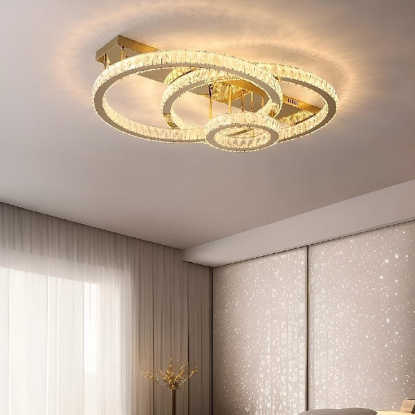 Стельовий світильник Almaz gold L770 Led 75W 3000K 4000K 6000K Gold 240953-200001067