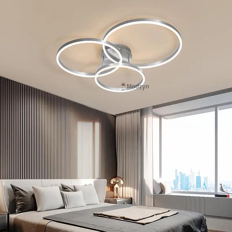 Стельові світильники Anelli Gold / Chrome Rings D500 + D400 + D300 Led 105W 3000K 4000K 6000K 231253-200000588