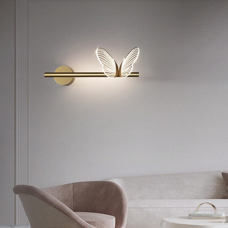 Настінний світильник Beauty Butterfly L260 Led 6W 4100K Gold 231208-200000607