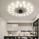 Стельовий світильник Fan lamp H80 D1160 Led 22W 3000K 4000K 6000K Black + Gold 250118-200001406