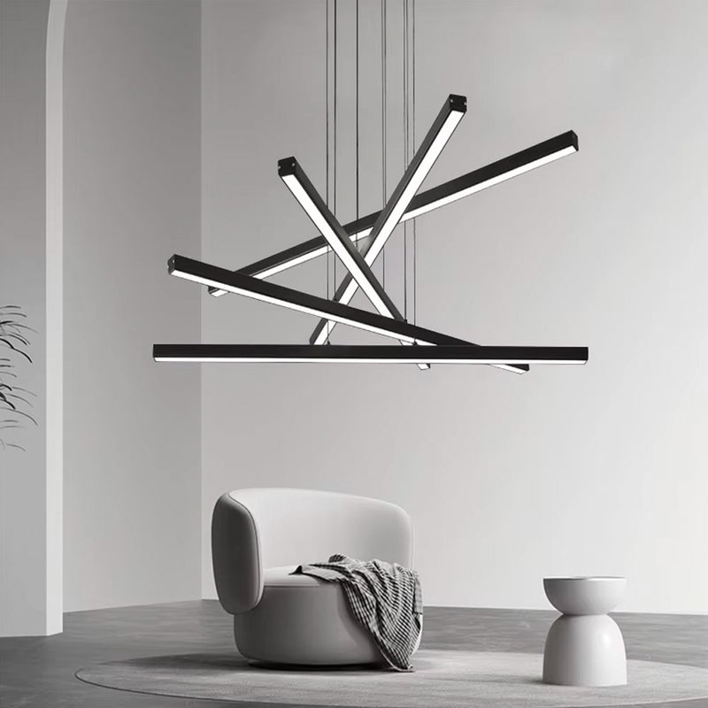 Підвісний світильник Geometry D1010 Led 124W 3000K 4000K 6000K Black 250218-200001469