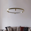 Підвісна люстра MJ-Light LOOP D750 Led 50W 4000K Gold 230626-200000189