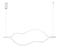 Підвісні світильники Flat Lamp H(max)1200 4000K White L1000 Led 21W / L1500 Led 34W 241036-200001154