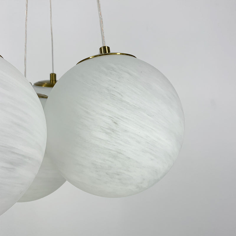 Підвісний світильник Grapes 7 L450 7xE27 Gold + White 250218-200001541