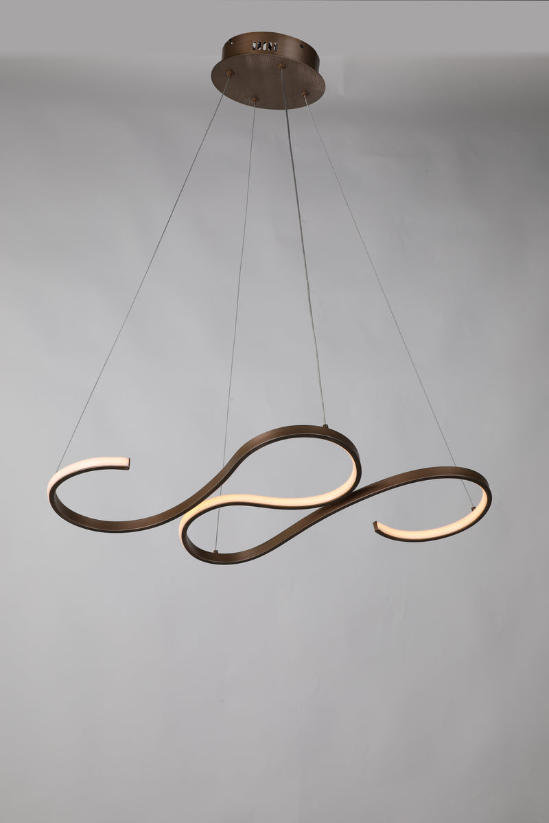 Підвісні світильники Wavy H(max) 1200 4000K Coffee L700 Led 25W / L850 Led 33W 241036-200001166