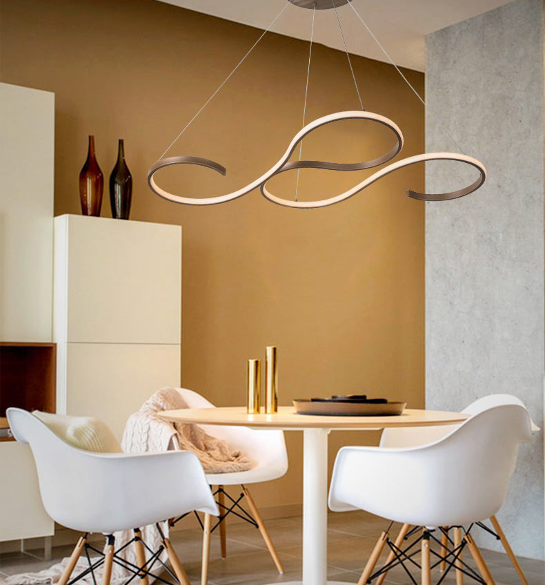 Підвісні світильники Wavy H(max) 1200 4000K Coffee L700 Led 25W / L850 Led 33W 241036-200001166