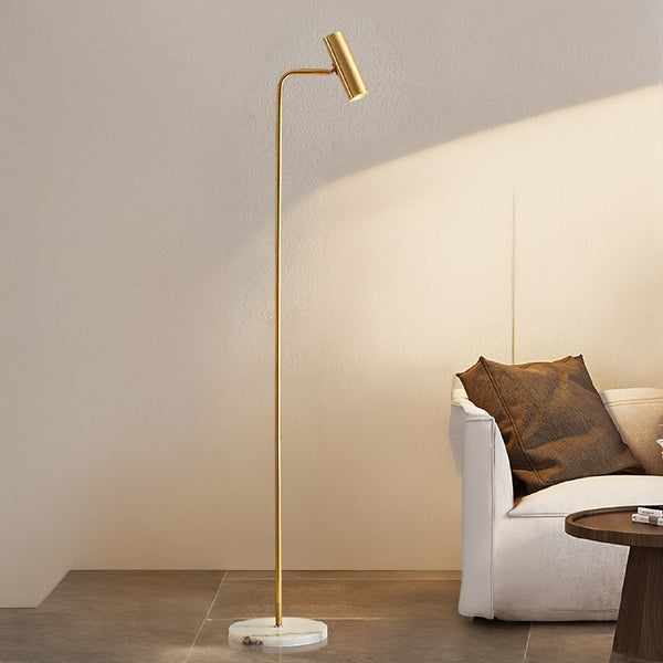 Підлоговий світильник торшер Tube floor lamp H155 Led 15W Gold + White 240922-200001062