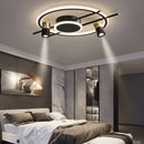 Стельова люстра Ceiling Lamp Led 86W 3000K 4500K 6000K Black Gold 230818-200000248