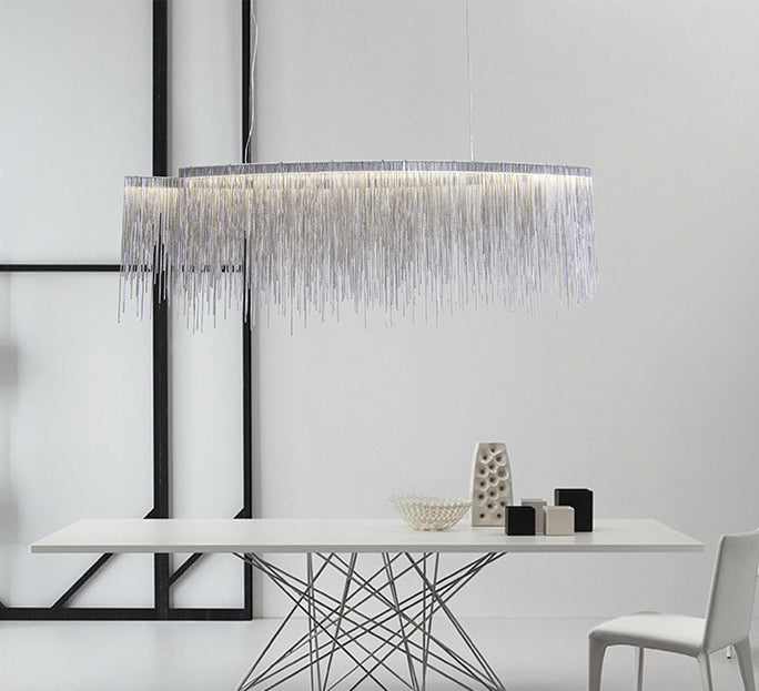 Підвісний світильник Chain L1000 Led 36W 4000K Chrome 241036-200001165