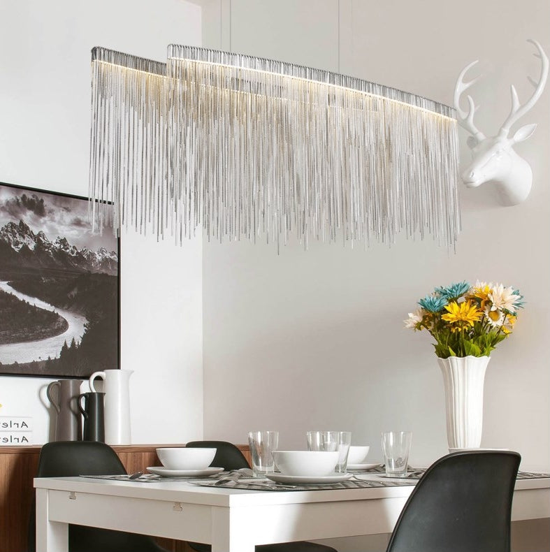 Підвісний світильник Chain L1000 Led 36W 4000K Chrome 241036-200001165