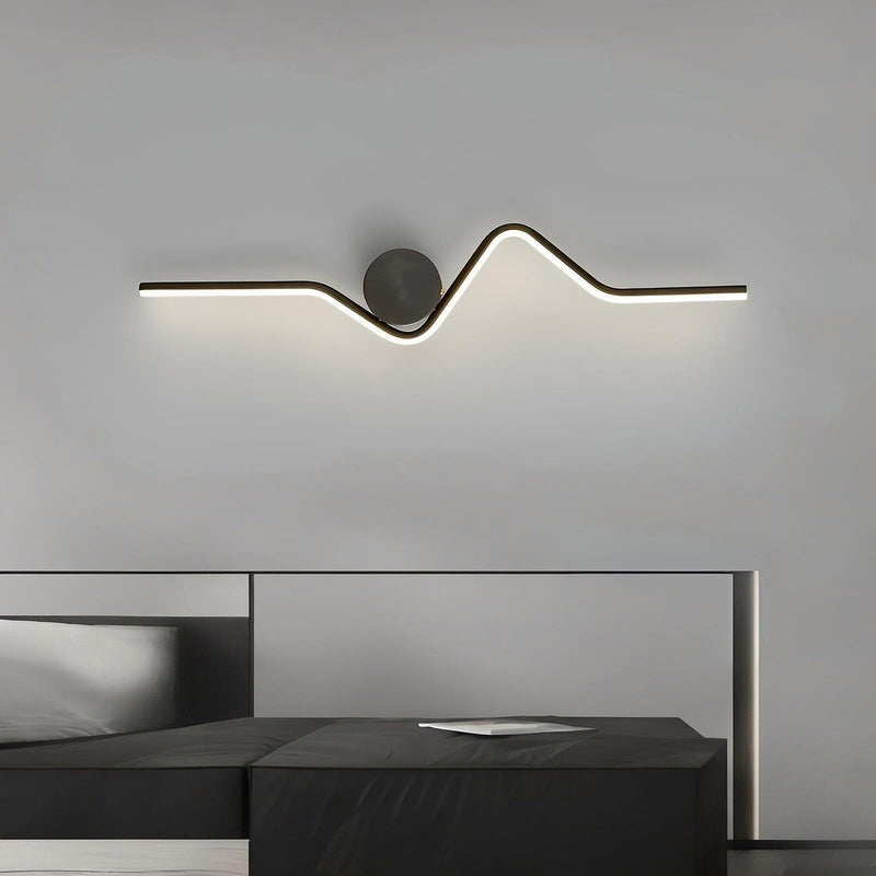 Настінні світильники Curl 3000K 4000K 6000K Black H600 Led 12W / H800 Led 16W / H1000 Led 20W / H1200 Led 24W 241019-200001214