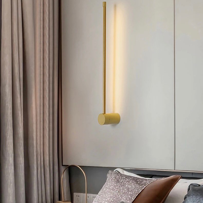 Настінні світильники Pipe Pin лінійні Золоті 3500K H600 Led 12W / H700 Led 14W / H900 Led 18W 230720-200000214