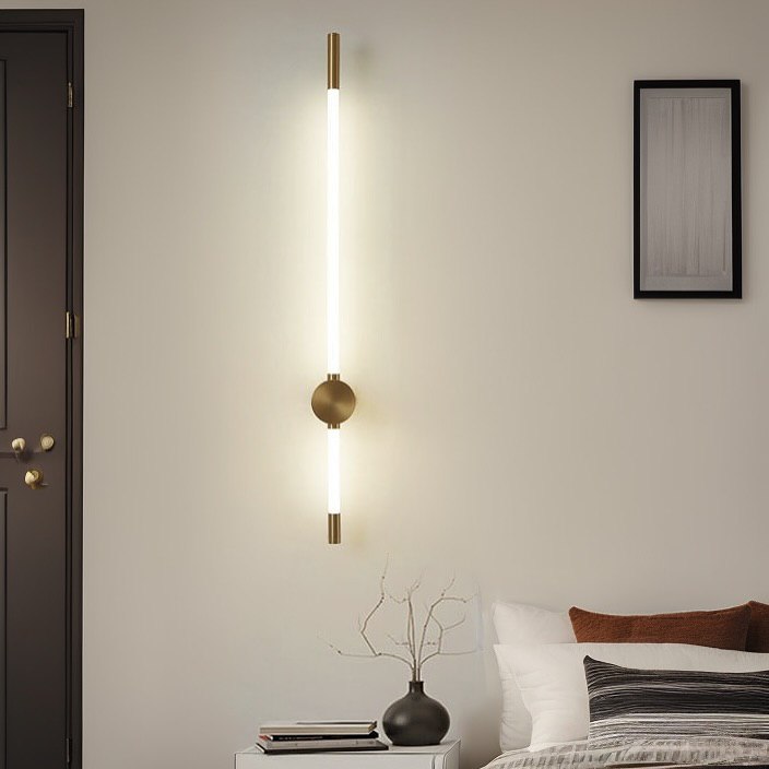 Настінний світильник Pipe line simple L600 Led 9W / L800 Led 12W 4000K Black 250335-200001556
