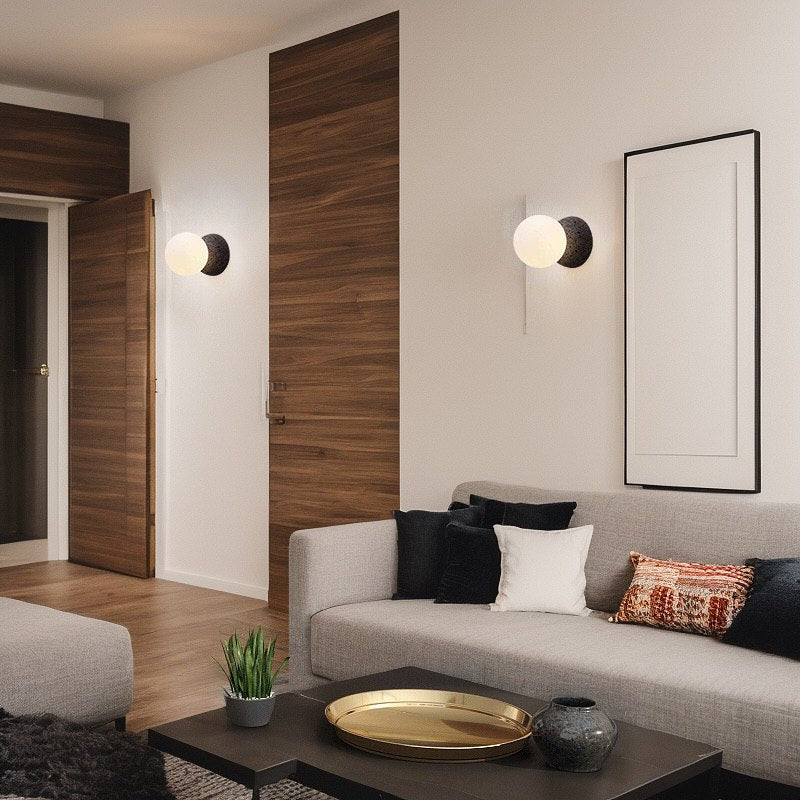 Настінний світильник Truzzo wall D150 1xG9 Black + White 241210-200001315