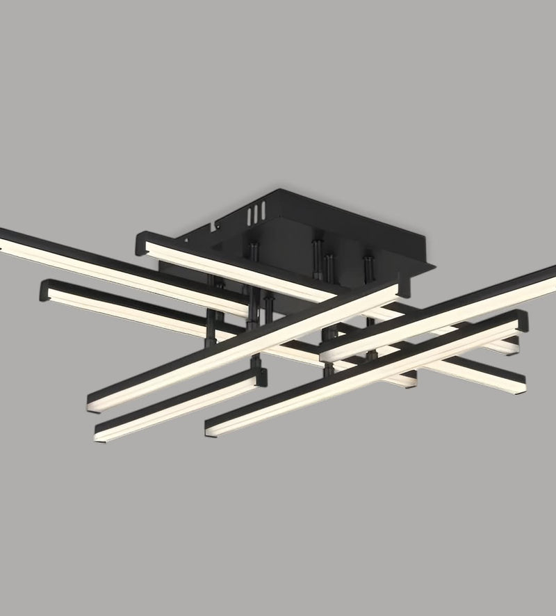 Стельовий світильник Geometry 8 L-71cm Led 52W 3000K 4000K 6000K Black 250691-200001651