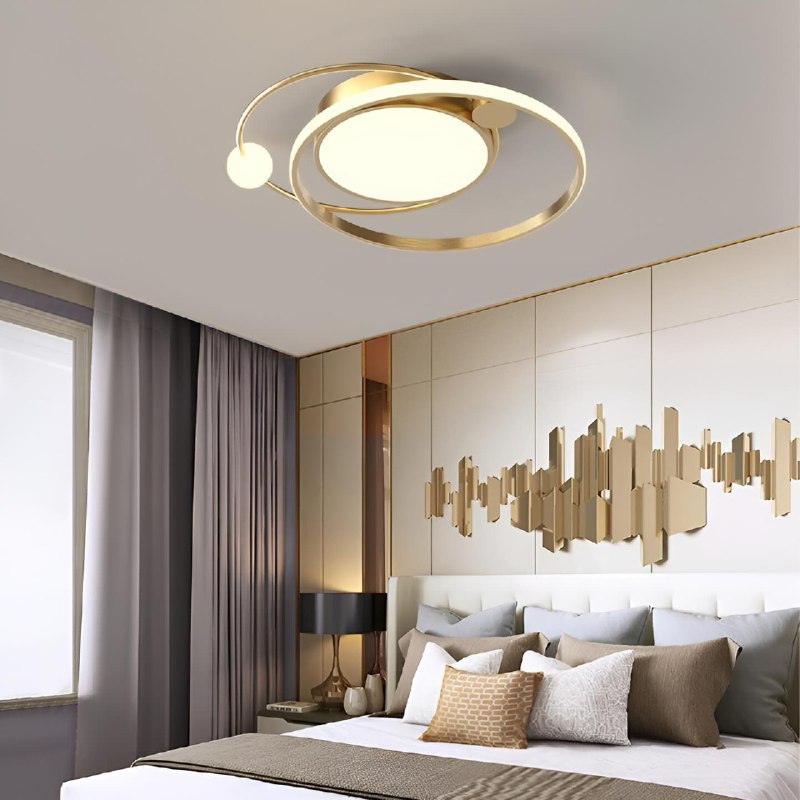 Стельові світильники Ceiling 3000K 4500K 6000K D500 Led 31W / D610 Led 42W / Black / White / Gold 231010-200000470