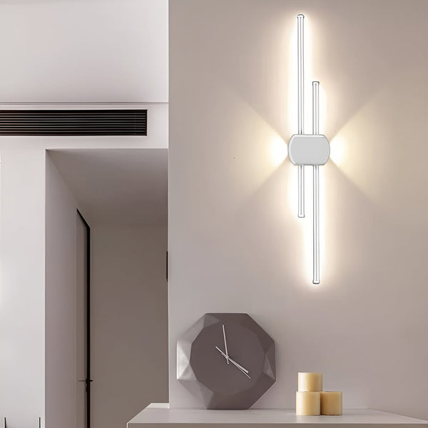 Настінні світильники 2 lines H-60см Led 20W / H-90см Led 30W / H-120см Led 40W 3000K + 4000K + 6000K White 250619-200001661