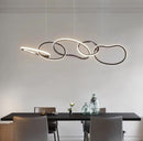 Підвісний світильник Led 5 Circle L1200 Led 80W 3000K 4000K 6000K Black 250122-200001365