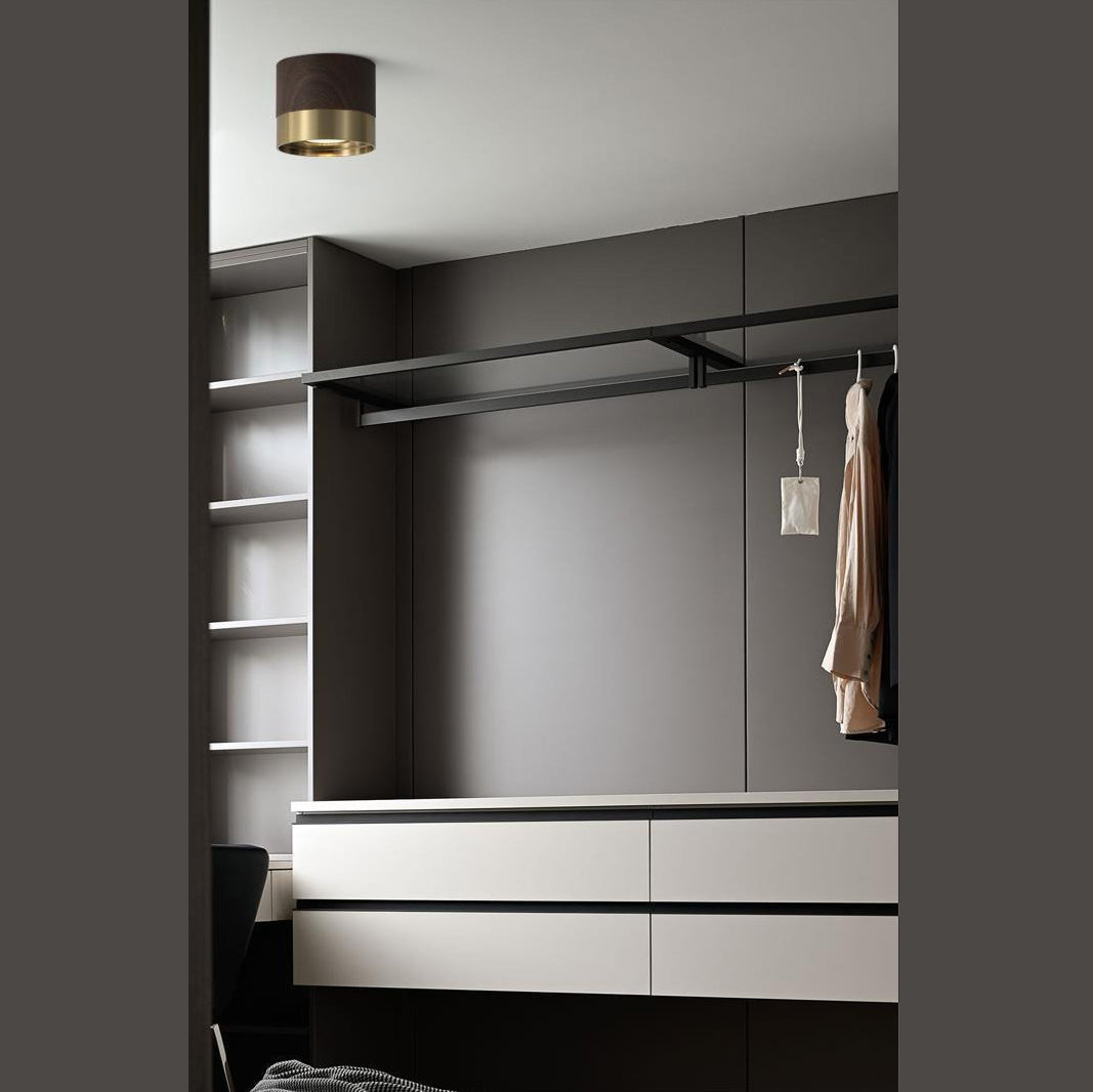 Точкові світильники Superloop D100 1xGU10 Walnut + Gold / White + Gold 241010-200001221