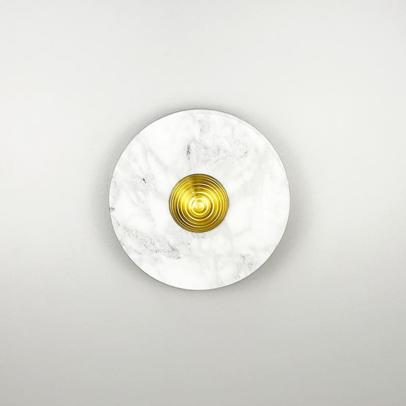 Настінний світильник Disk marble D200 Led 4.5W 4000K Gold + White 250218-200001464