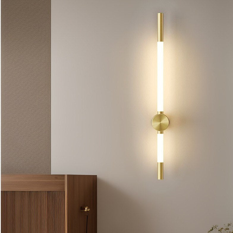 Настінний світильник Pipe line simple L600 Led 9W / L800 Led 12W 4000K Gold 250335-200001558