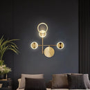 Настінний світильник Molecular small L470 Led 18W Gold 250219-200001462