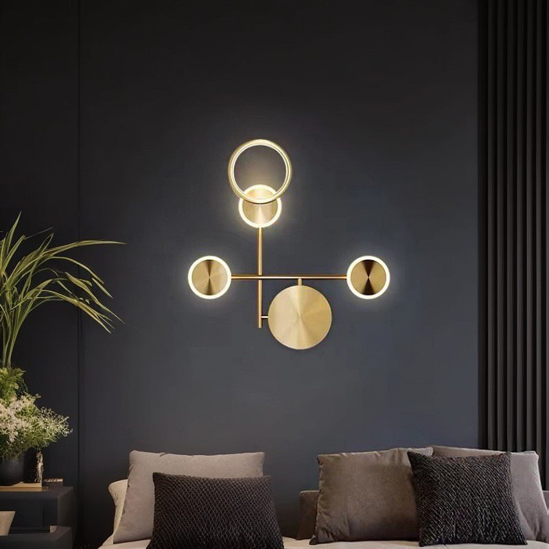 Настінний світильник Molecular small L470 Led 18W Gold 250219-200001462