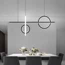 Підвісний світильник Black ideal geometry L1000 Led 55W 3000K 4000K 6000K Black 241010-200001104