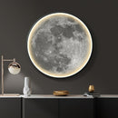 Настінний світильник Natural Moon D800 Led 38W 3000K 4000K 6000K Black 240110-200000701