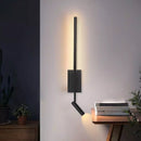 Настінний світильник Лінійне + Спот 3000К Black Strong Line H500 Led 8W 3000K 240120-200000652