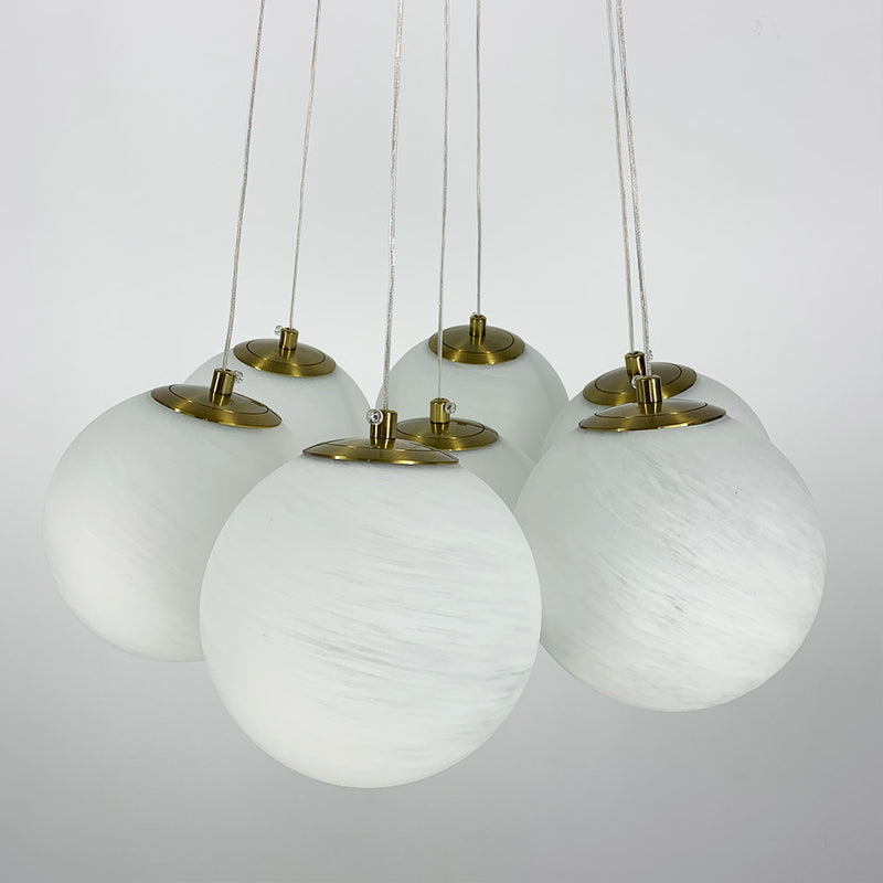 Підвісний світильник Grapes 7 L450 7xE27 Gold + White 250218-200001541