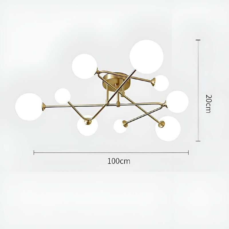 Стельові світильники Berry Gold L650 SP4 / L900 SP6 / L1000 SP9 231118-200000501